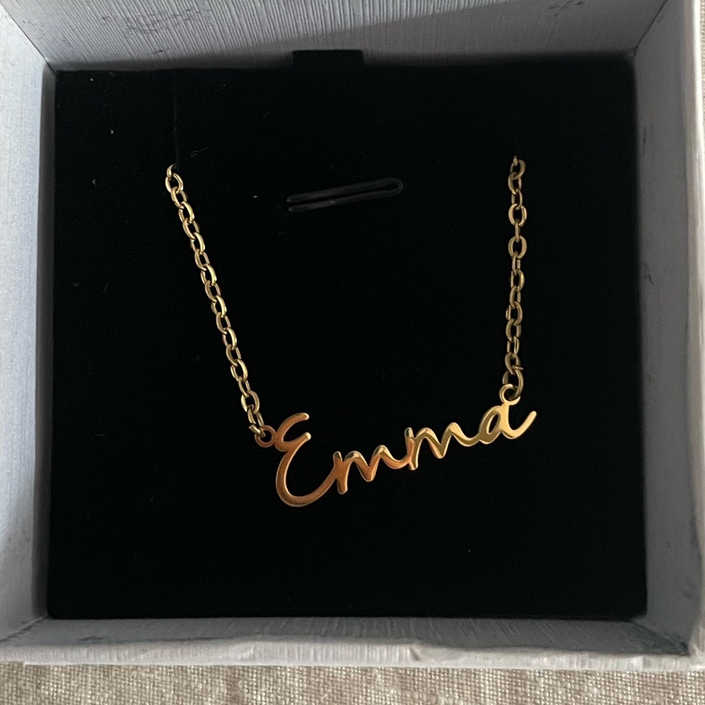 Mint & Lily Fairy Name Necklace - Emma